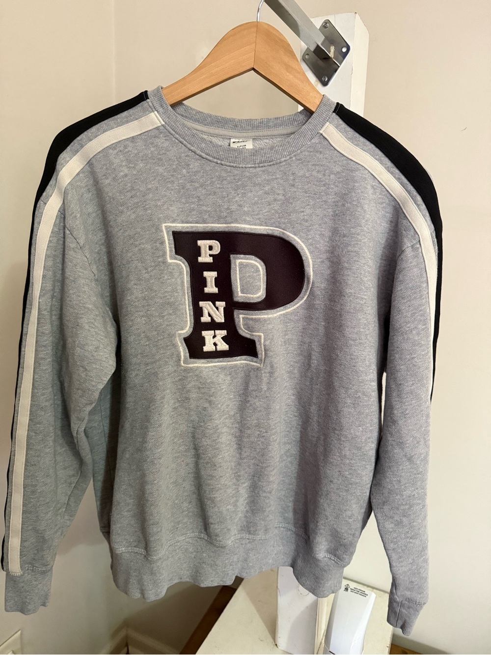 Victoria's Secret PINK Varsity Patch Sweatshirt